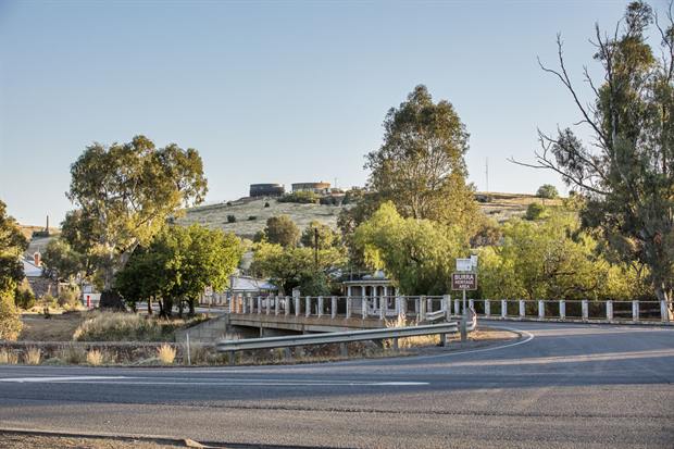 Burra township and the surrounding countryside