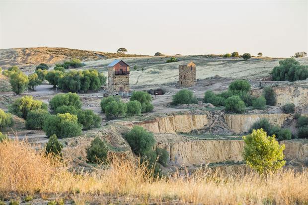 Burra township and the surrounding countryside