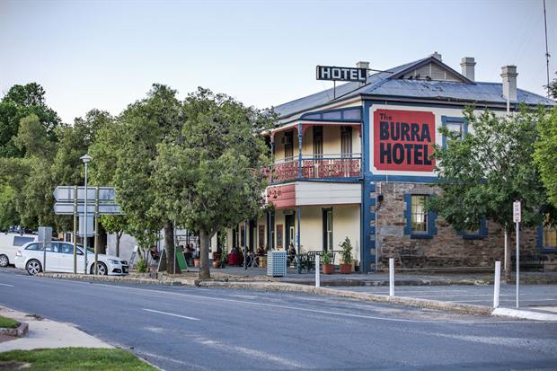 Burra township and the surrounding countryside