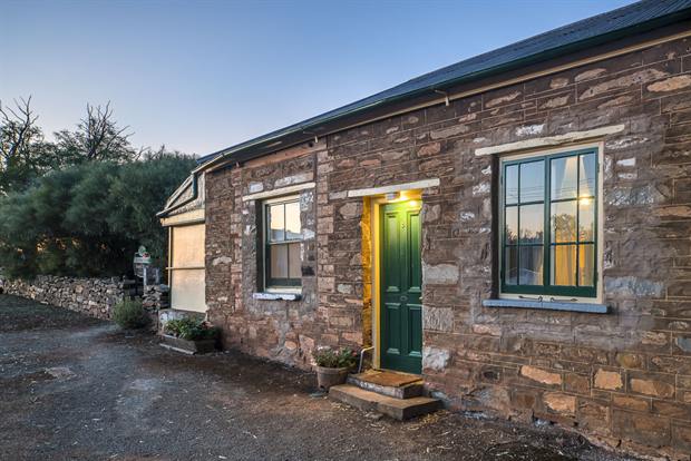 Cottage 8 — the stone cottages of Tivers Row on Truro Street, Burra